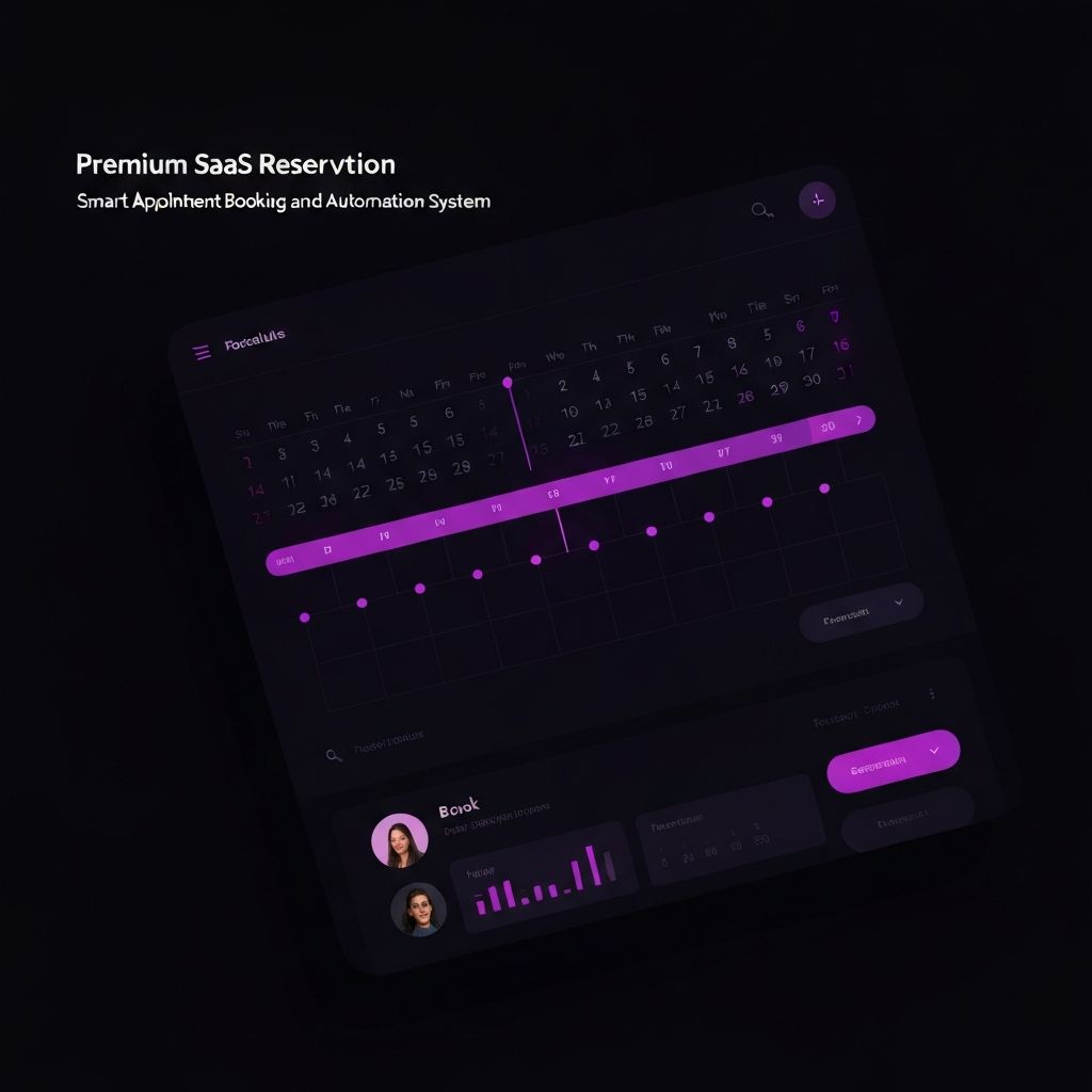 Berber Rezervasyon randevu ve otomasyon sistemi önizlemesi